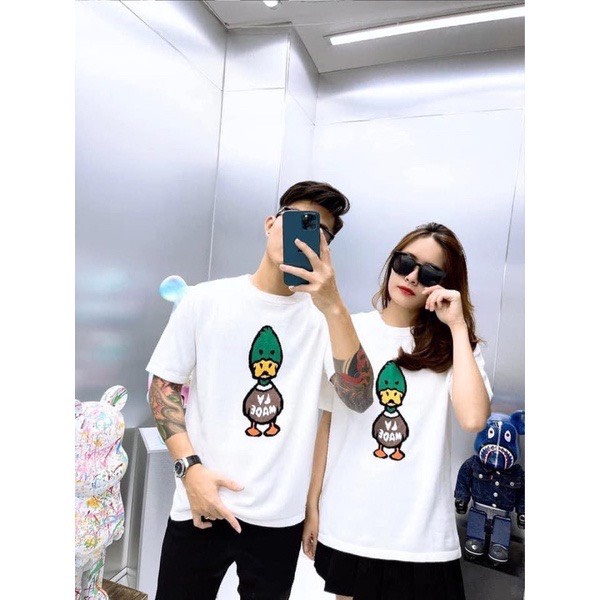 ÁO Thun Unisex Tay Lỡ , Áo Phông Tay Ngắn Oversize In Hình Chú Vịt Siêu Phẩm 2022 Được Nhiều Người Săn Đón