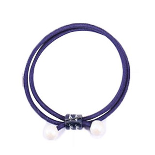 Set 12 thun cột tóc Hàn Quốc dễ thương - Gồm hộp (Xanh hải quân)