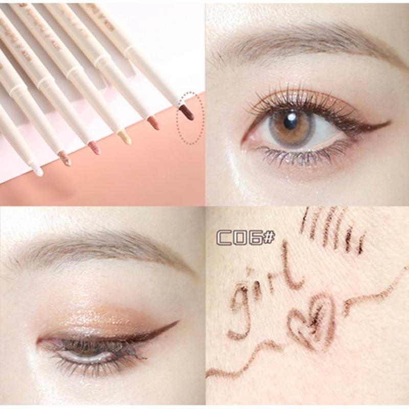 Bút Kẻ Mắt Dạng Lỏng Lâu Trôi Không Thấm Nước Nhanh Khô Màu Nhũ Lấp Lánh