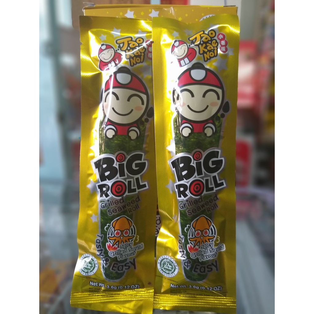 Snack rong biển cuộn Big Roll Thái Lan