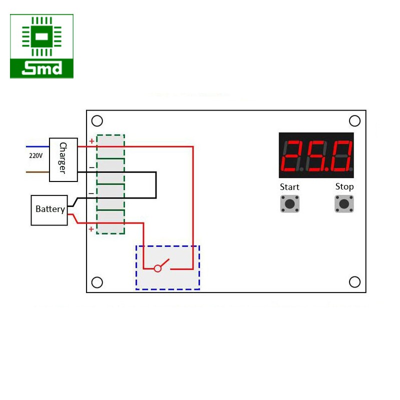 Mạch bảo vệ sạc acquy 12-24V input M603