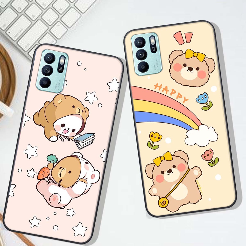 Ốp lưng Oppo RENO 6Z 5G in hình Gấu xinh xắn, Bò sữa đáng yêu,  ĐẸP -  RẺ - XINH - ĐỘC ĐÁO