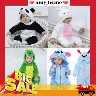 Bộ đồ thú khủng long xanh cho bé từ 0-2tuổi