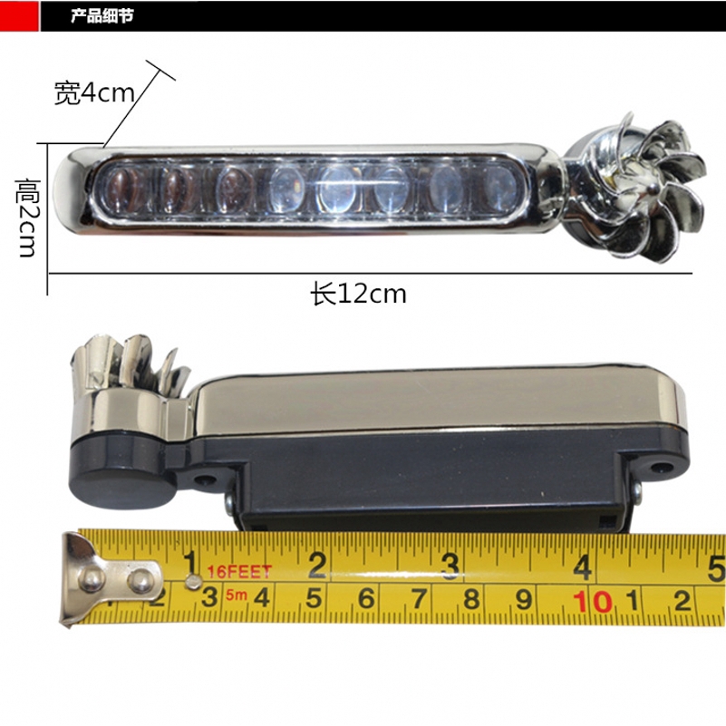 Thanh đèn led 8 bóng gắn đầu xe hơi siêu sáng chất lượng cao