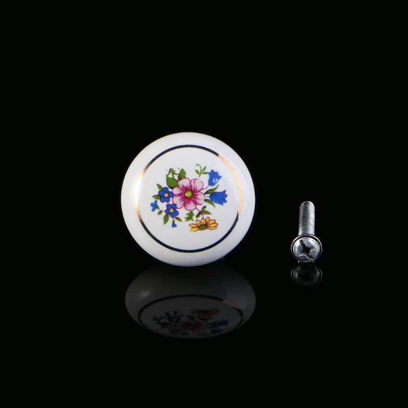 Núm tay nắm cửa tủ gốm