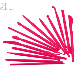14pcs Plastic Crafts Clay Modeling Tool for Shaping and Sculpting
