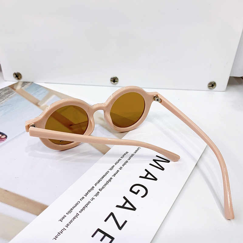 Kính Mát Gọng Tròn In Họa Tiết Da Báo Thời Trang Cho Bé Trai Và Gái 2022