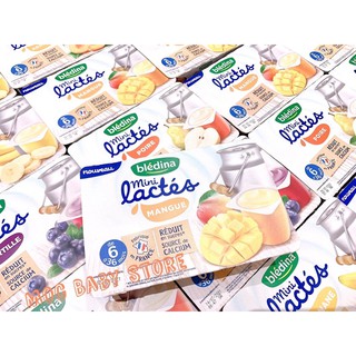 {SẴN CÁC VỊ} Sữa chua Bledina Mini Lactes Pháp 6m+ (6hộp/ vỉ - 55g)