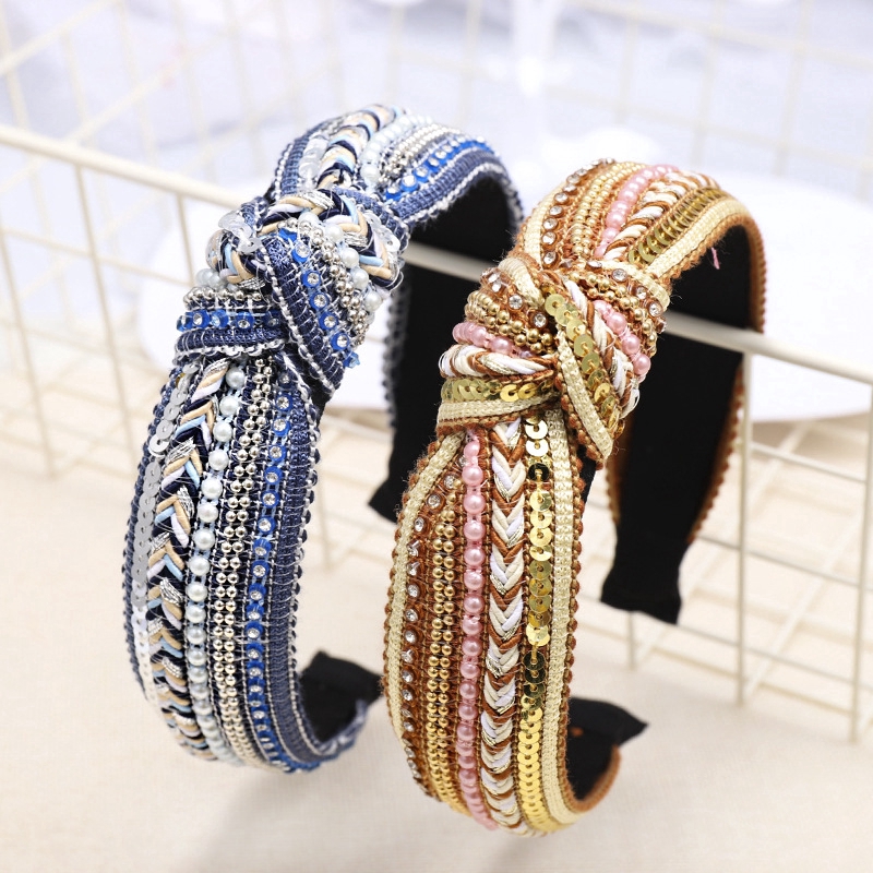 Băng Đô Kim Sa Phong Cách Boho