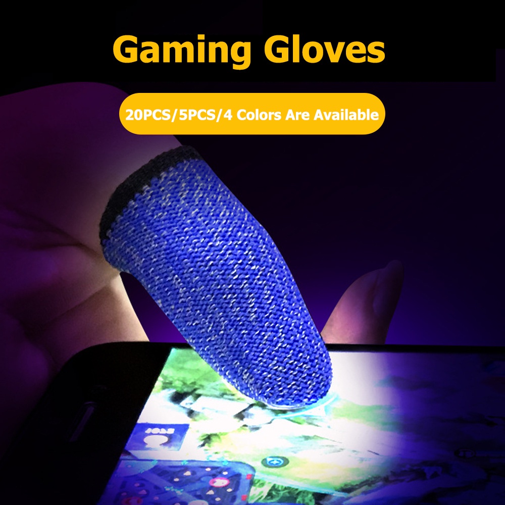 Găng đeo ngón tay chống thấm mồ hôi thoáng khí thích hợp cho các trò chơi di động / game bắn súng chuyên nghiệp