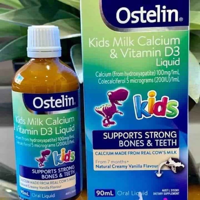 Canxi và vitamin D3 dạng nước của Ostelin