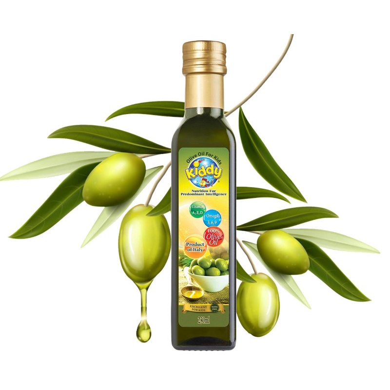 DẦU ĂN KIDDY OLIVE CHO BÉ CHAI 250ML