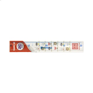 [COMBO 5 CHIẾC] Thước kẻ học sinh 20cm Hồng Hà (3385)