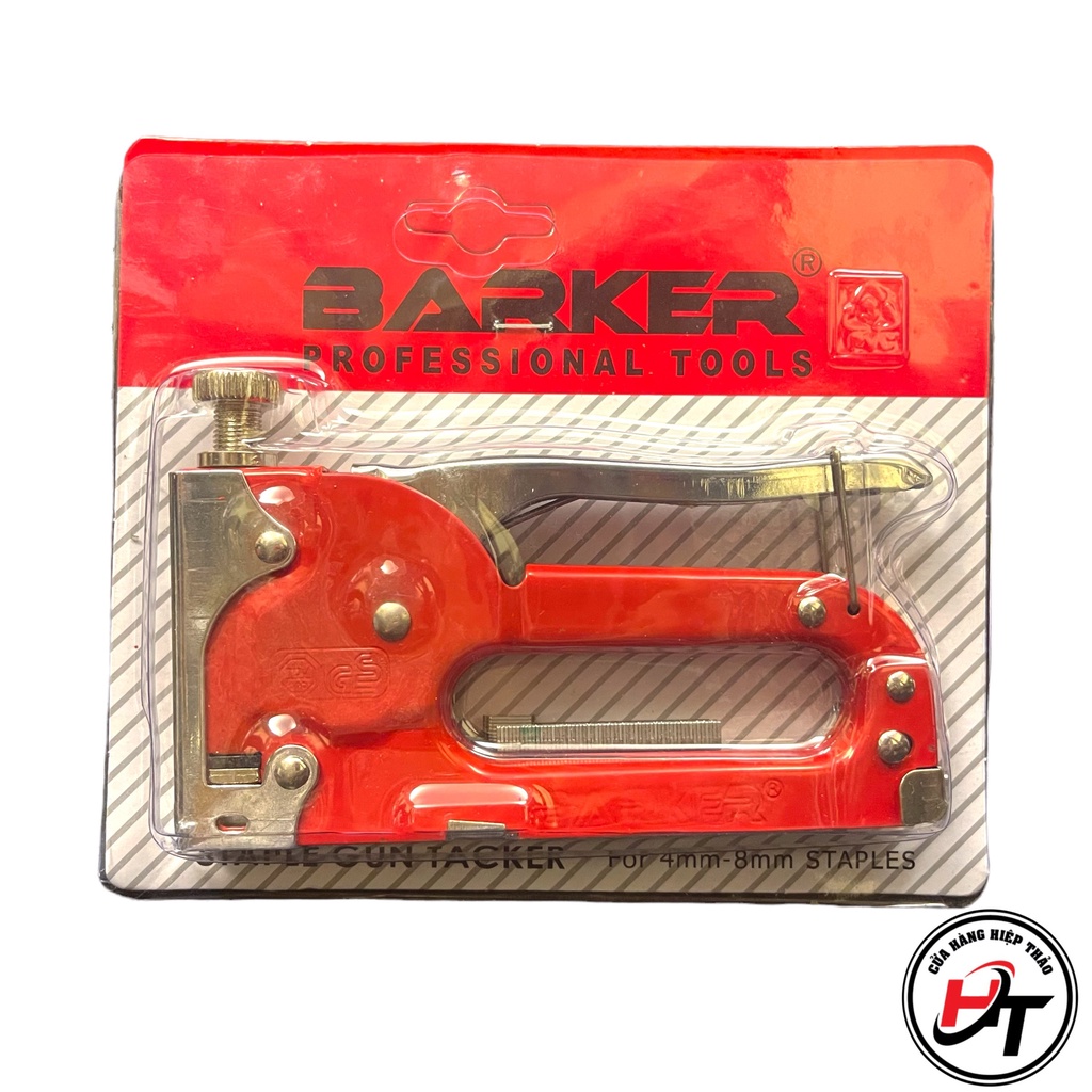 Súng bắn ghim gỗ máy bấm ghim cầm tay kìm dập gim đỏ SBG-TOP-DO