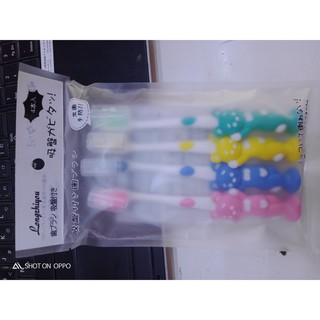 Set 4 bàn chải đánh răng trẻ em xuất Nhật