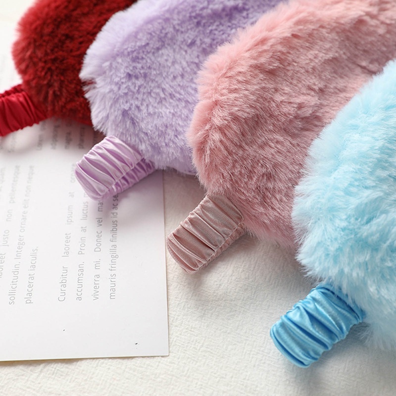 [Hàng mới về] Mặt nạ che mắt ngủ phối vải satin giả lụa mềm mại tiện dụng khi đi du lịch