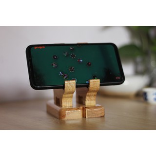 Đế điện thoại gỗ