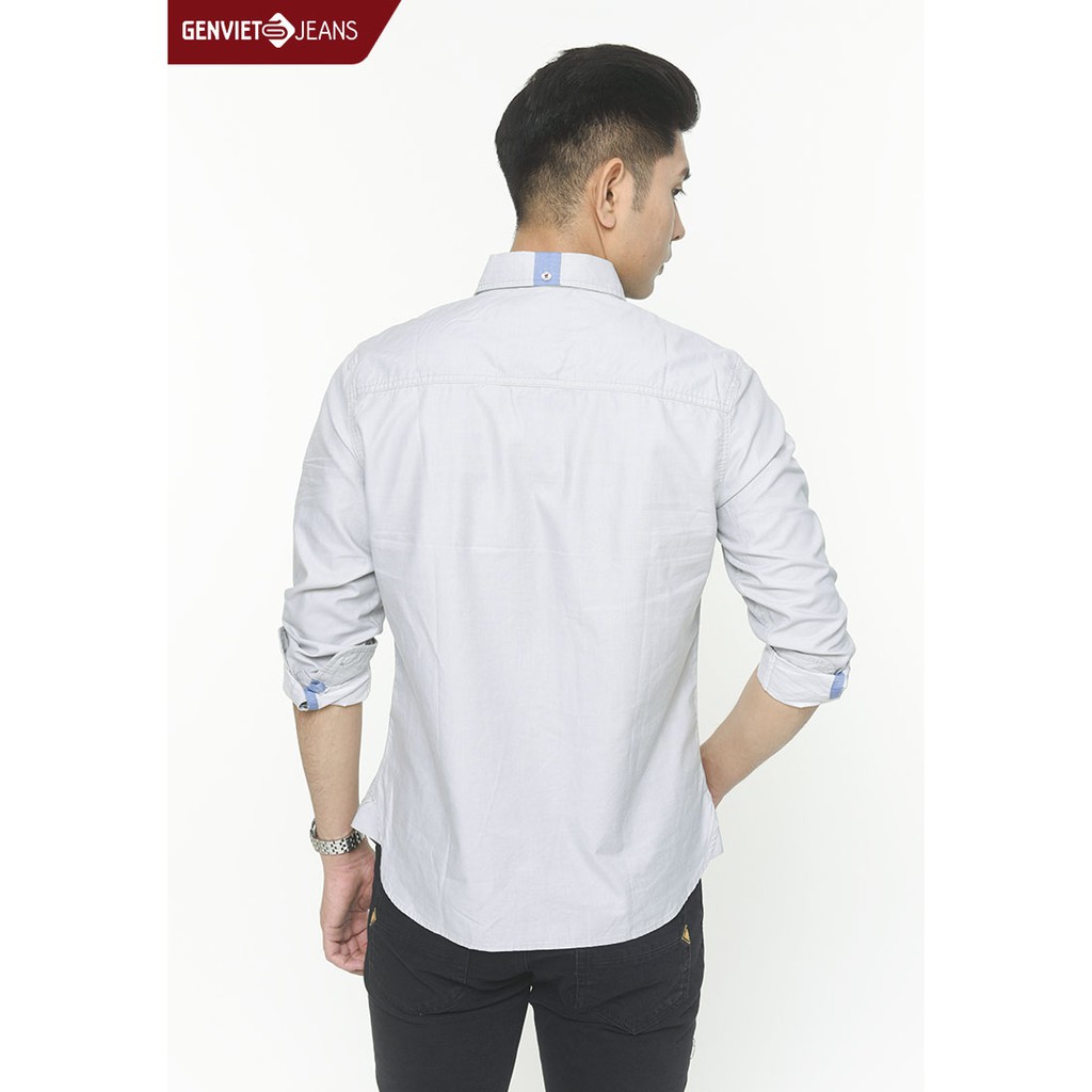 T3121C811 - Áo Sơmi Dài Tay Nam GENVIET | BigBuy360 - bigbuy360.vn