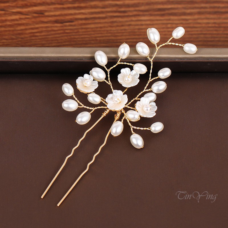 GETNOIVAS Trâm Cài Tóc Hình Hoa Trang Nhã Phong Cách Trung Hoa