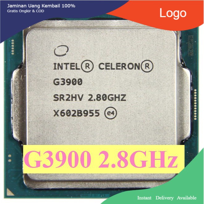 CPU Intel Celeron G3900 2.8Ghz/ 2Mb cache
