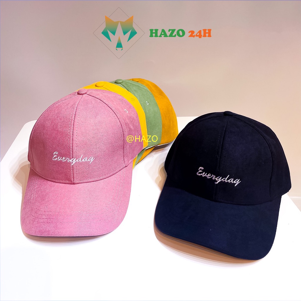 Mũ lưỡi trai Nón kết thêu chữ Everyday 344 phong cách Ulzzang form unisex nam nữ