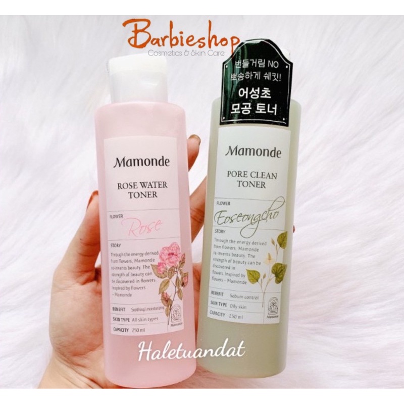 Nước Hoa Hồng Mamonde Flower Water Toner Đủ Mùi