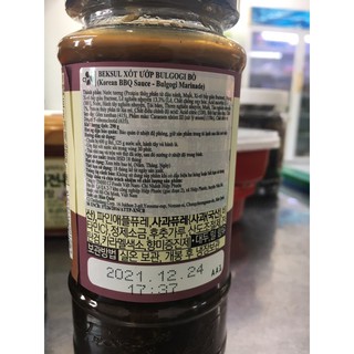 sốt ướp thịt nướng Hàn Quốc