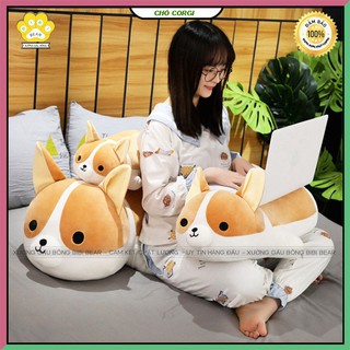 ❤️Free Ship❤️ Gấu bông chó corgi nằm mông to dễ thương - thú bông cao cấp
