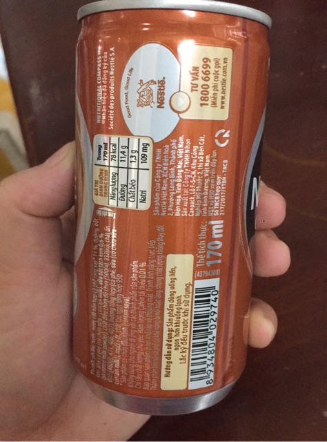 Cà Phê Non Uống Liền Nescafe Sữa/Đen 170ml