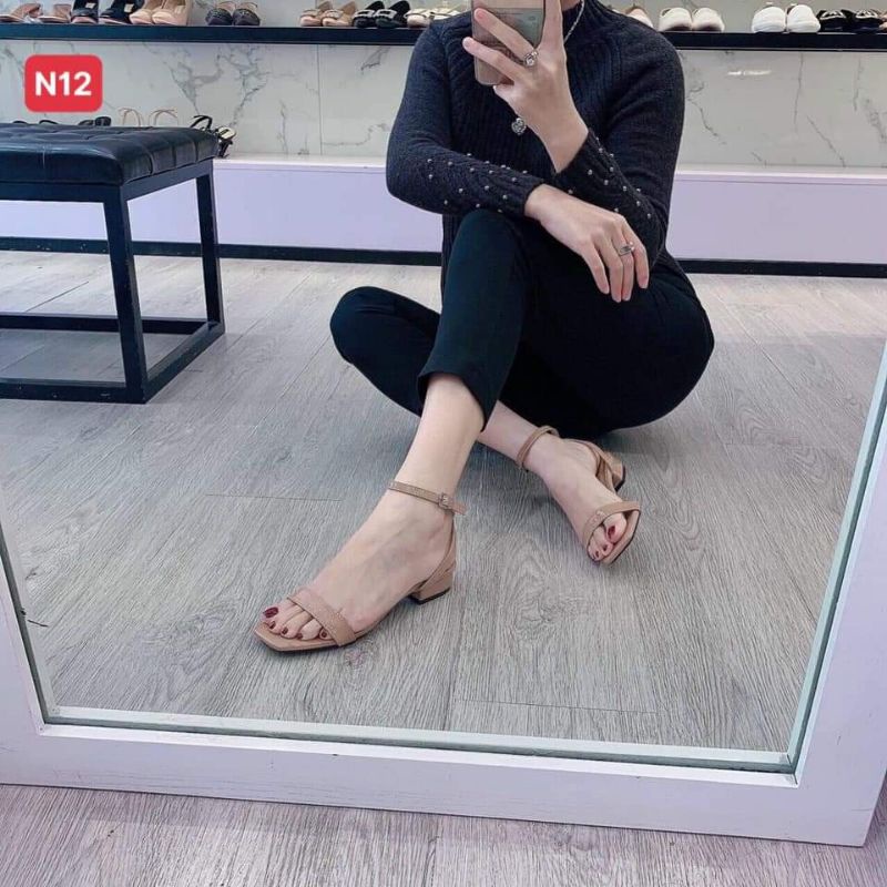 Sandal dép nữ 2p quai mảnh học sinh