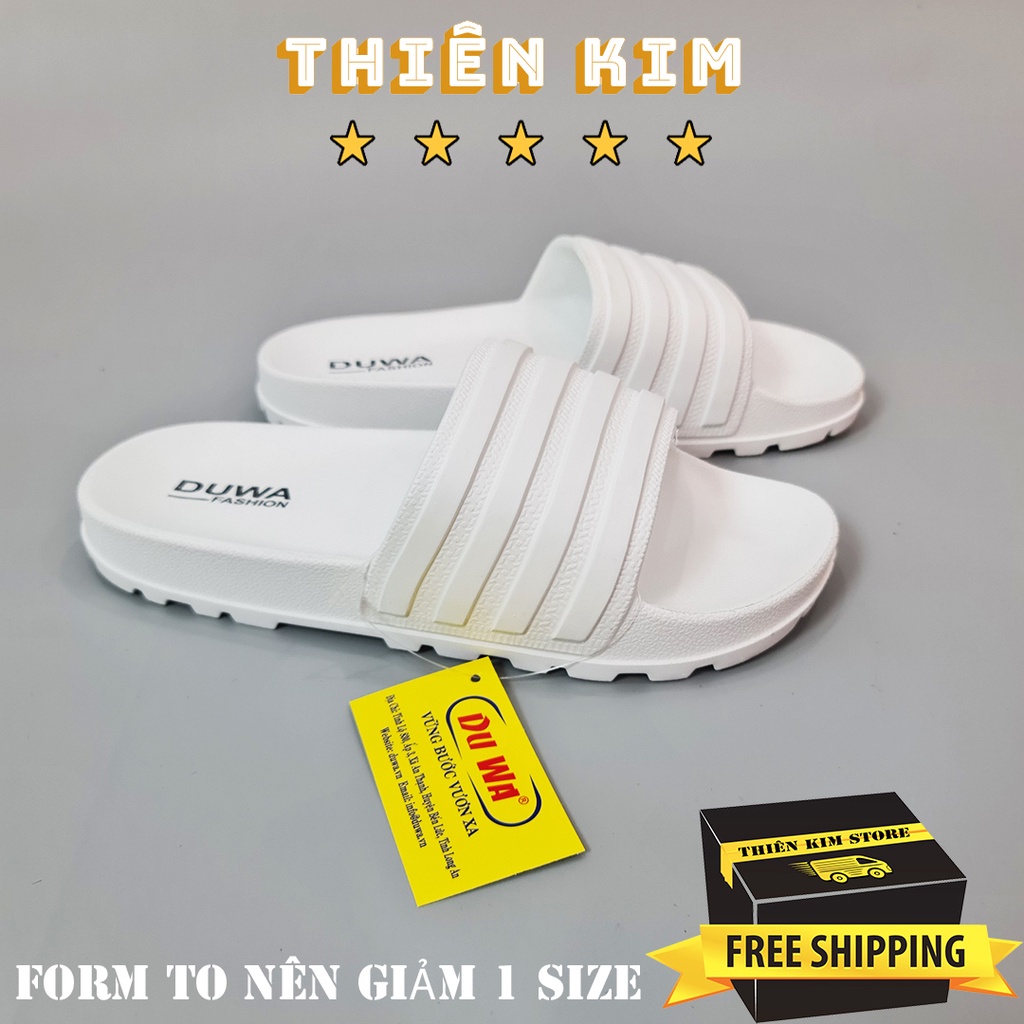 Dép nam nữ quai ngang Unisex , dép thời trang đế cao su mềm êm chân D7733