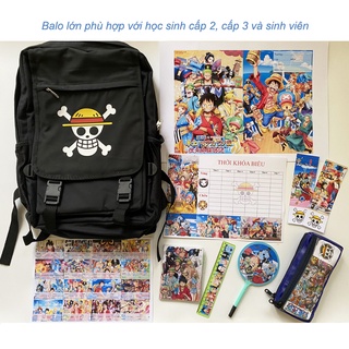 Combo đồ dùng học tập One Piece (10 món)