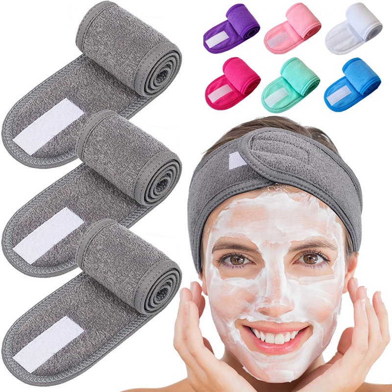 Băng Đô Bản Rộng Cho Nữ Có Thể Điều Chỉnh Tiện Dụng Khi Rửa Mặt / Trang Điểm / Tập Yoga
