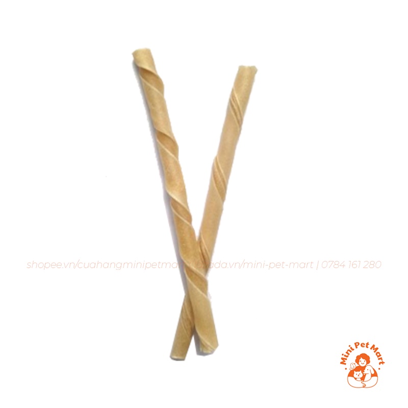 Que da bò tự nhiên DOGGYMAN (10 cây) - snack, bánh thưởng cho chó