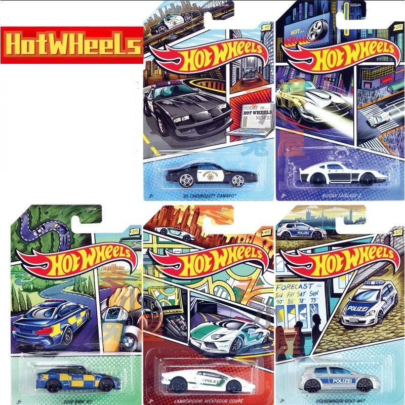 Hot Wheels Bộ 5 Xe Hơi Mercedes Ford Mustang Nissan McLaren Tỉ Lệ 1/64
