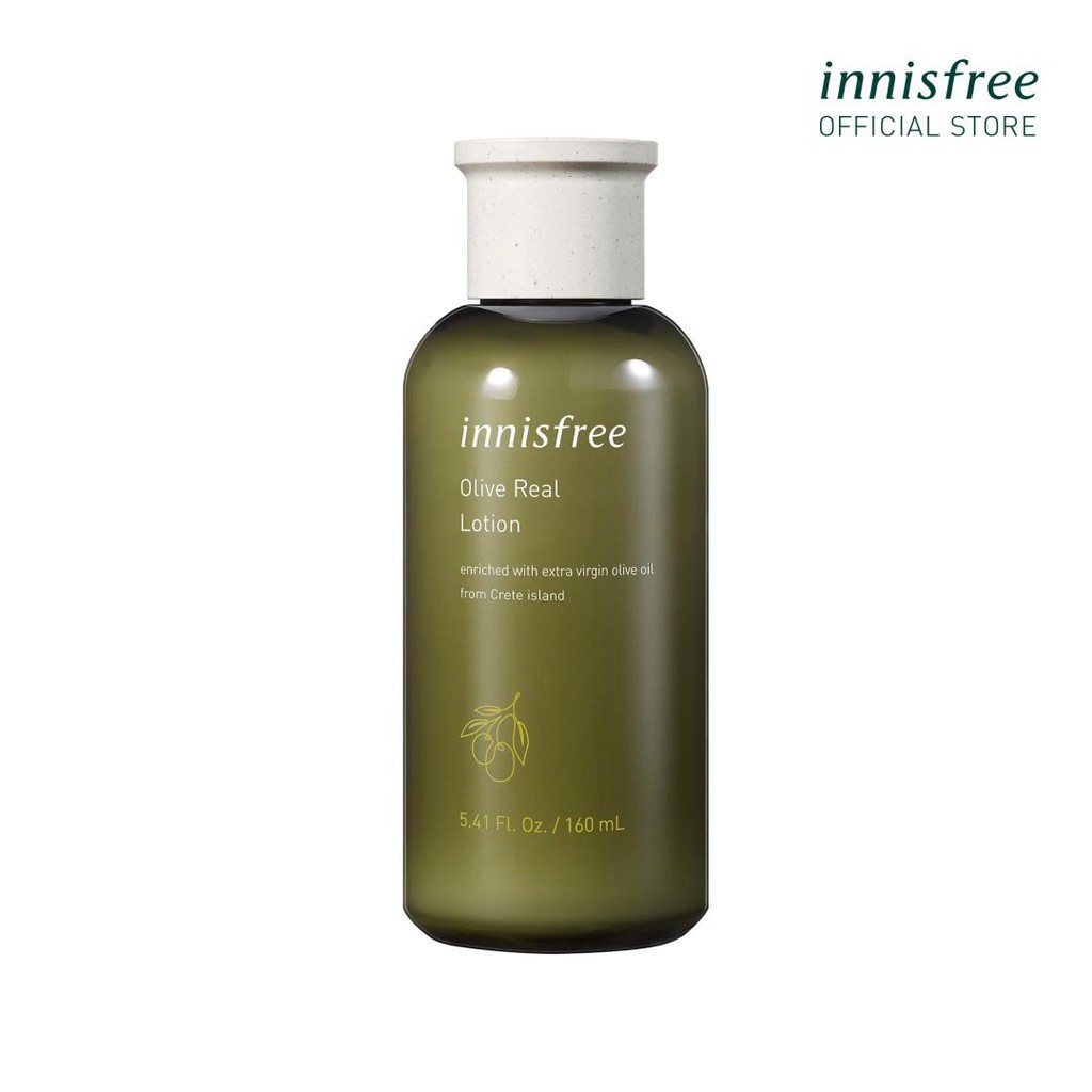 [Mã COSIF05 giảm 10% đơn 400K] Sữa dưỡng ẩm innisfree Olive Real Lotion 160ml