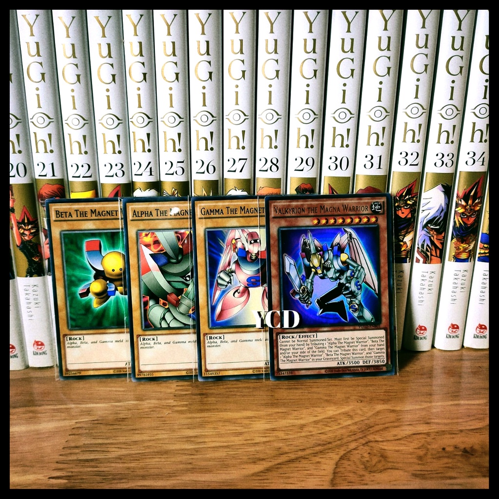 Thẻ bài Yugioh chính hãng set  Chiến binh nam châm - Common
