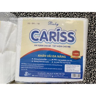 Khăn Vải Khô Baby Cariss 500 Tờ - 500gr