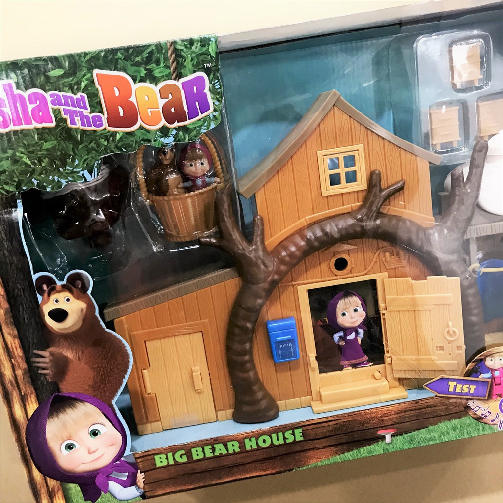 Đồ Chơi Ngôi Nhà Gấu MASHA AND THE BEAR Masha Play Set ''Big Bear House'' 109301032 - Simba Toys Vietnam