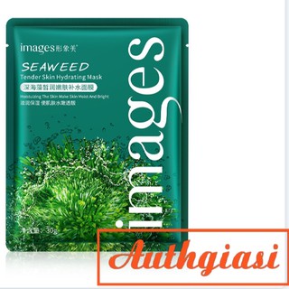 Mặt nạ rong biển sáng da cấp ẩm Images Seaweed Tender Skin Xanh Lá 30g