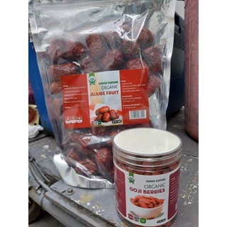 Táo đỏ hữu cơ green nature 500g