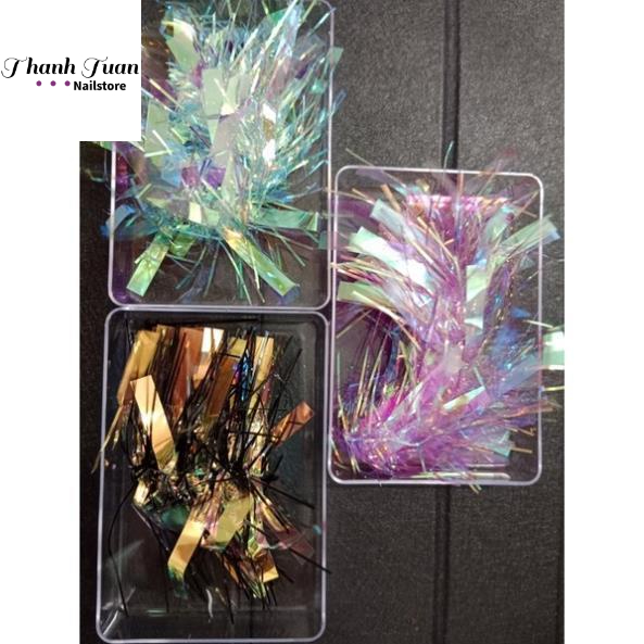 Chùm sợi galaxy óng ánh trang trí móng  - Phụ kiện đồ nail