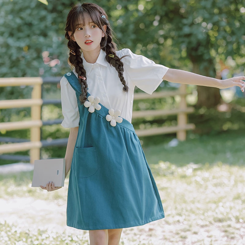 Đầm Hai Dây Mùa Hè Thắt Nơ Họa Tiết Hoa Ba Chiều Phong Cách Mới Cho Nữ