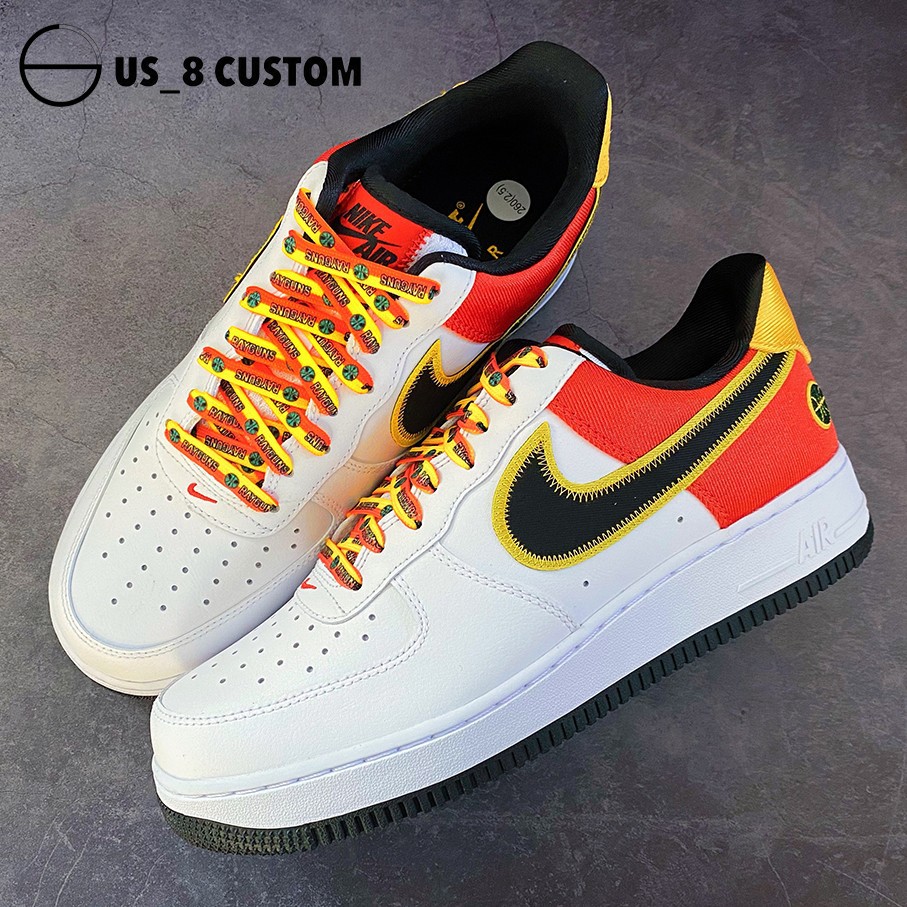 Giày Thể Thao Nike Af1 Air Force A89 Optowin 7 In Chữ Phối Màu Cá Tính