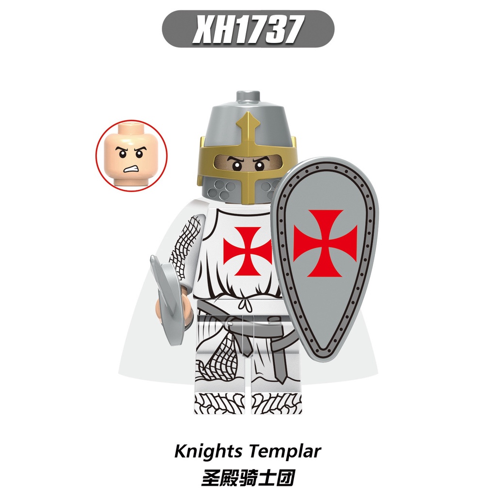 Minifigures Các Mẫu Nhân Vật Lính Trung Cổ Lính Roman Chiến Binh La Mã Cổ Đại Sparta Hiệp Sĩ Lính Thập Tự Chinh X0316