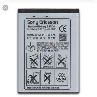 Pin sony bst 36