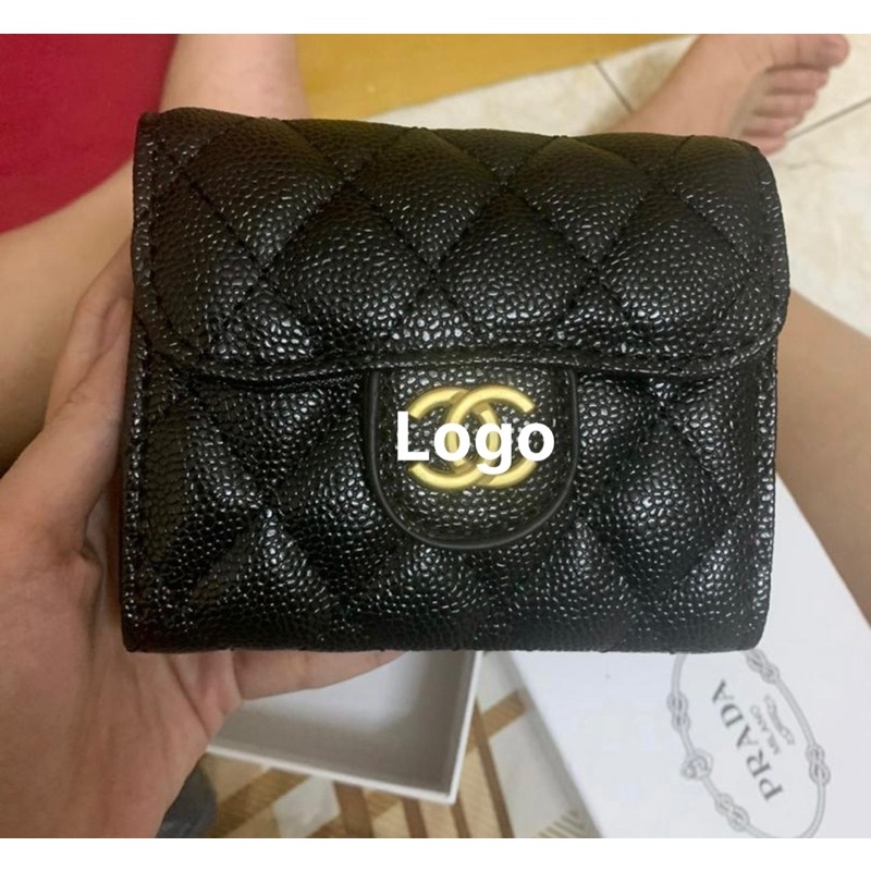 Túi Ví Đeo Chéo Nữ Da Trần Nhiều Ngăn Fullbox Dây Pha Xích Đựng Nhiều Đồ