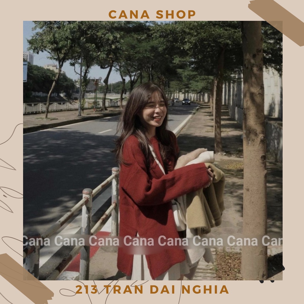 Áo Len Xẻ Tà Phong Cách Hàn Xẻng | CANA SHOP