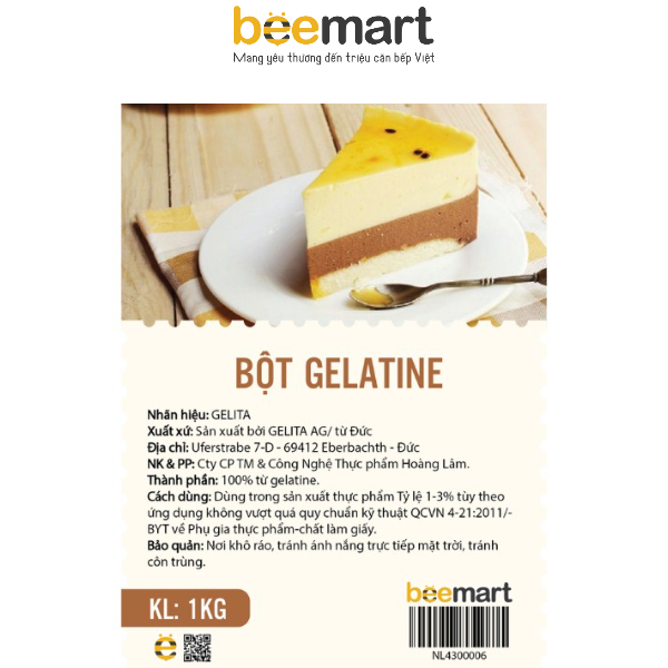Bột Gelatine 1kg