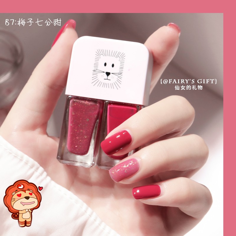 Full Set 2 Chai Sơn Móng Tay Nhũ + Lì Fairy's Gift 2*6ML